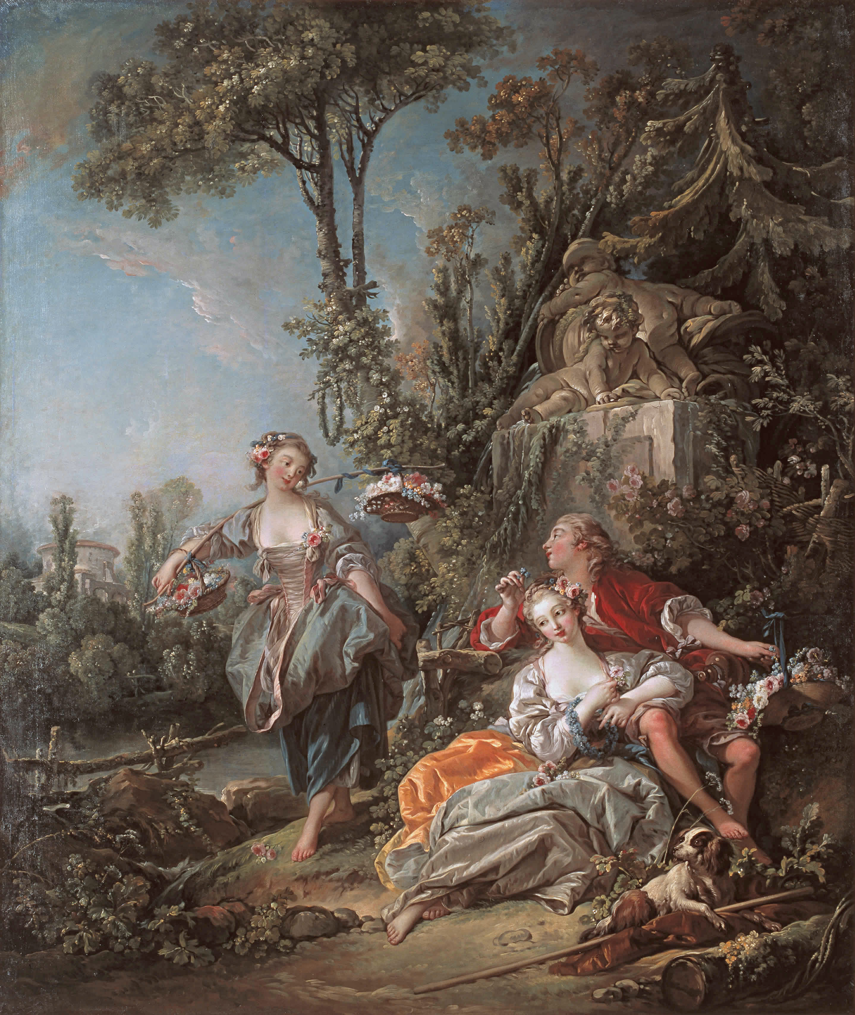 Lovers in a Park by Boucher