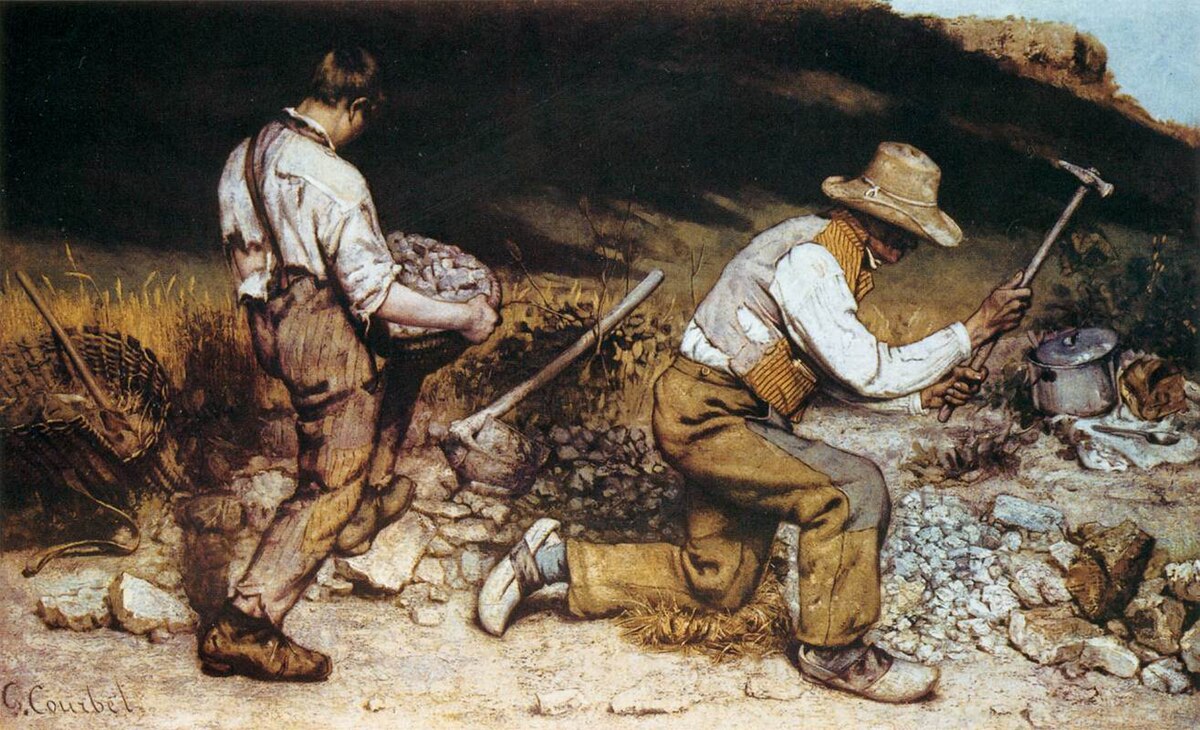 The Stone Breakers by Courbet