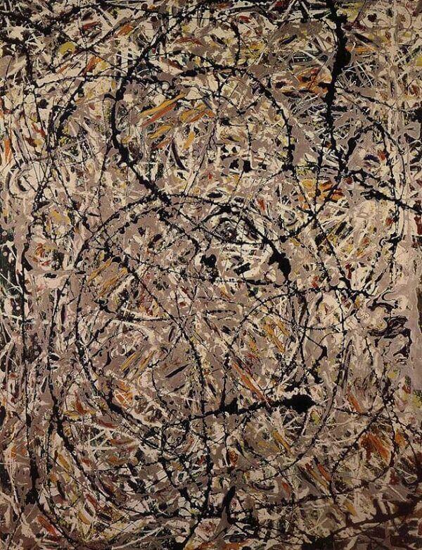 Undulating Paths by Pollock