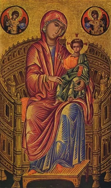 Madonna and Child Enthroned